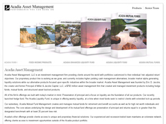 Détails : Acadia Asset Management