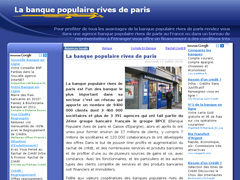 Détails : La banque populaire rives de paris