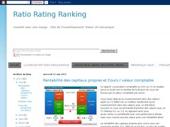 Détails : Ratio Rating Ranking
